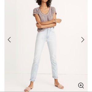 NWT Madewell Perfect Vintage Jeans Fitzgerald Wash